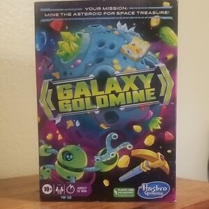 Hasbro Galaxy Goldmine Game with Blue and Green Accents